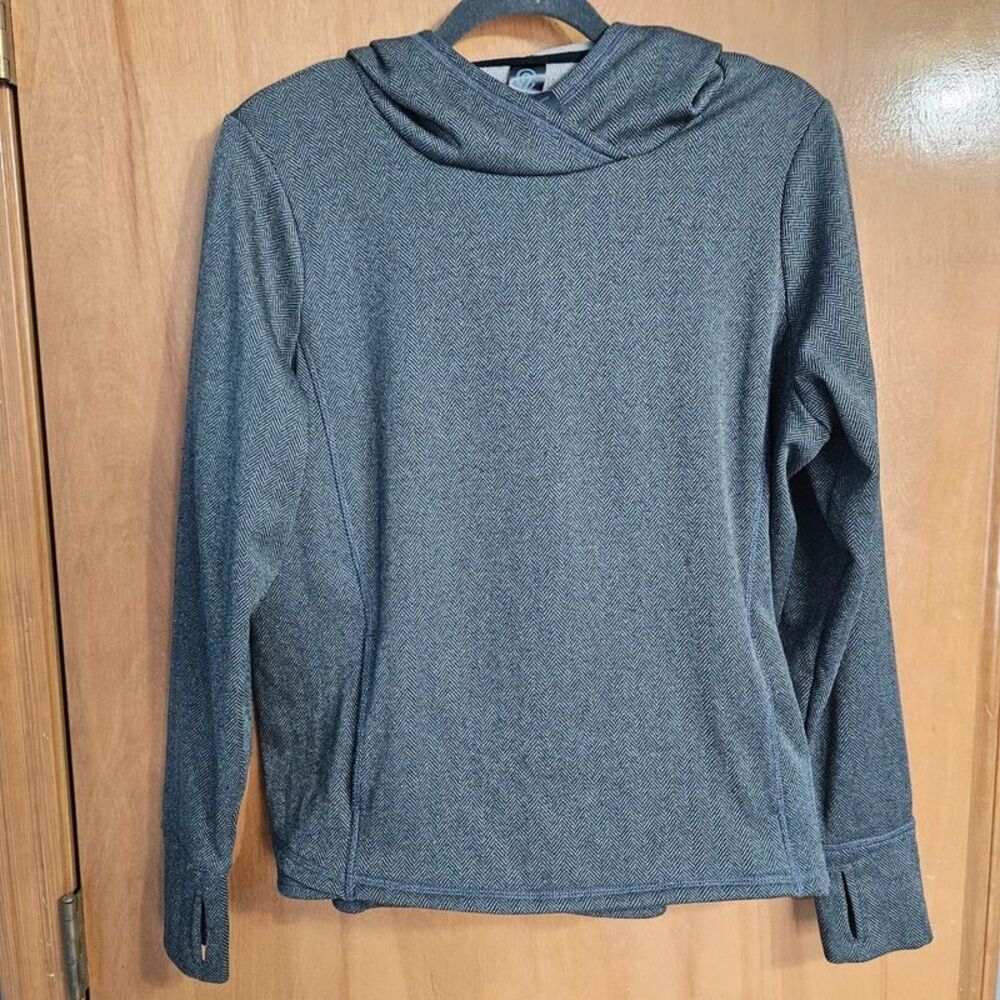 Champion Gray Hoodie Sweatshirt Large